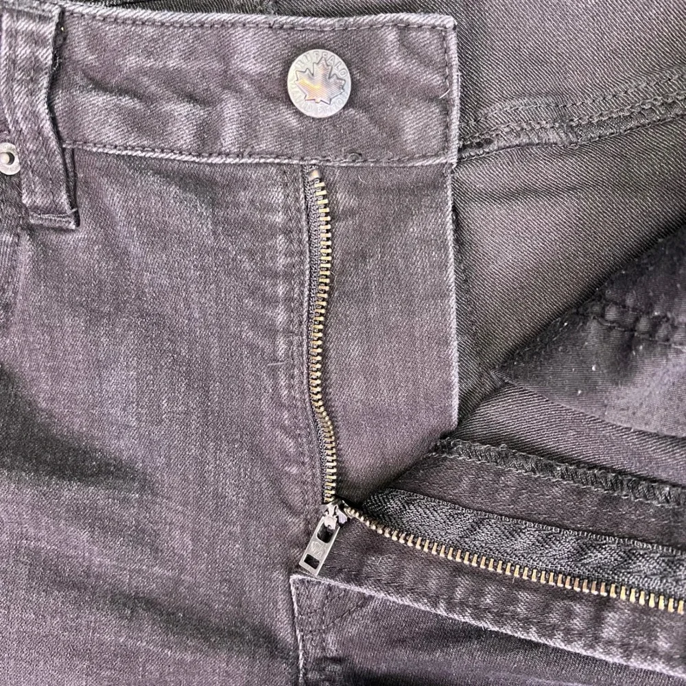 Buffalo David Bitton Jeans Mens 34x32 Black Ash Slim Stretch Grunge Moto‎ Edgy